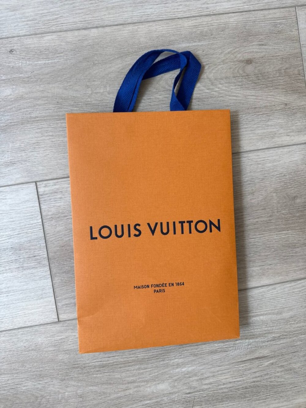 Louis Vuitton Orange Paper Shopping Bags – Set of 2 (Large + Small) – Gift Bags - Picture 2 of 5